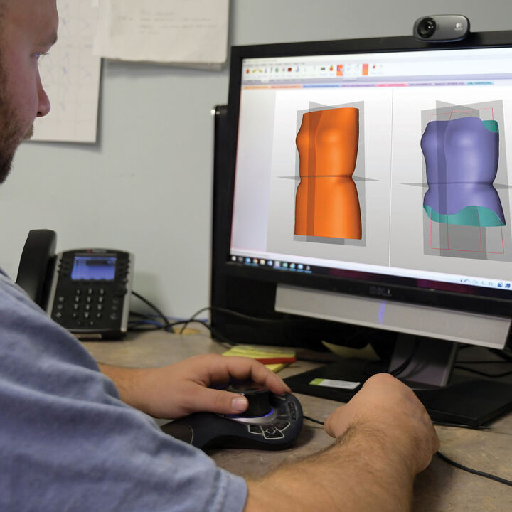Advanced 3D technology to achieve precise custom fit for the best patient outcome