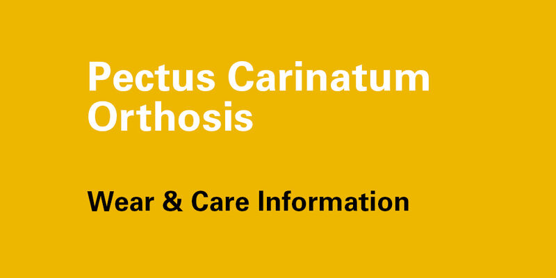 Pectus Carinatum SEO Wear Care