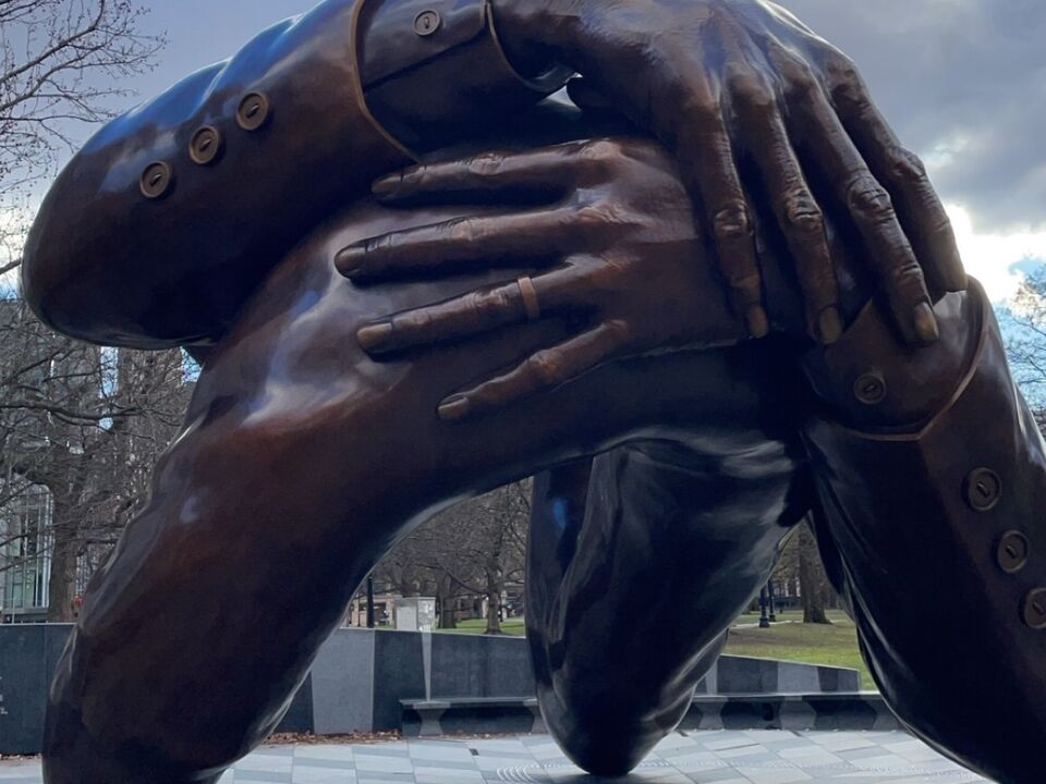 MLK Jr embrace