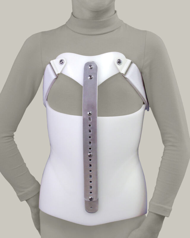 Kyphosis Orthosis - Anterior View