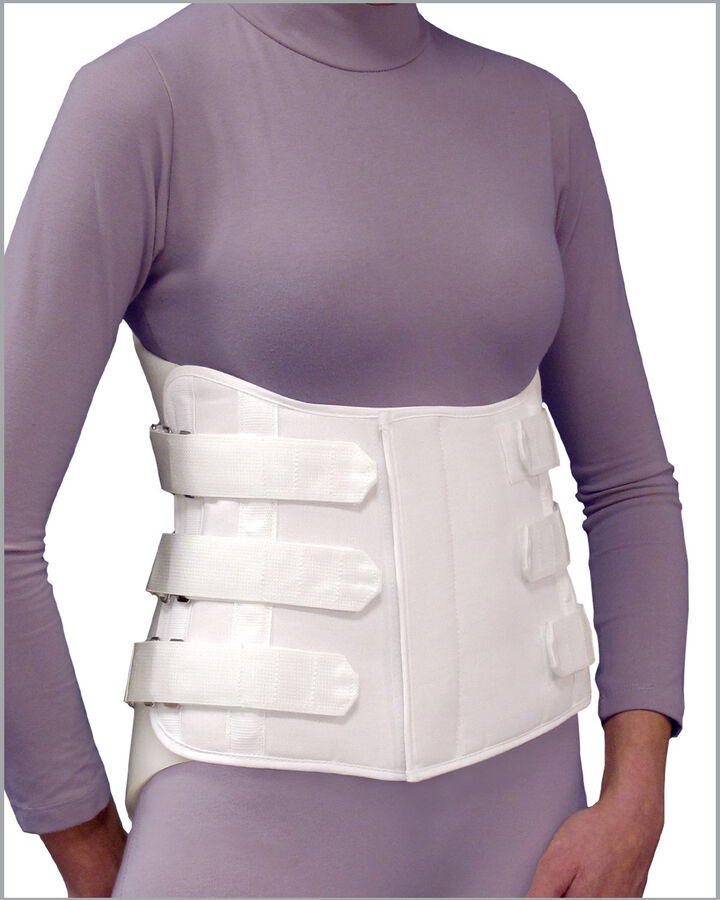 LSO corset front brace - anterior view