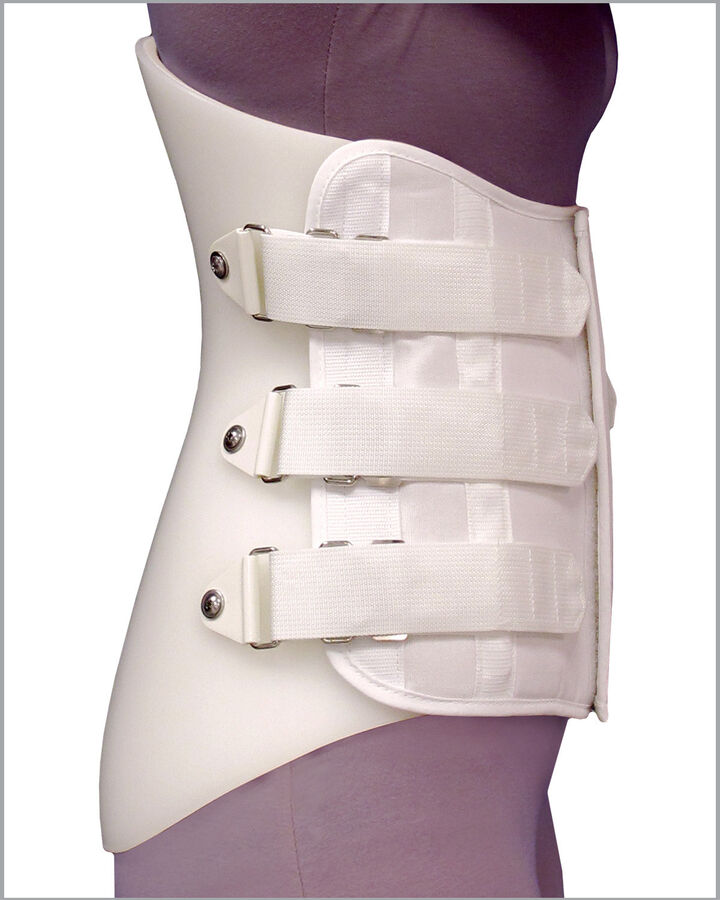 LSO corset front - lateral view