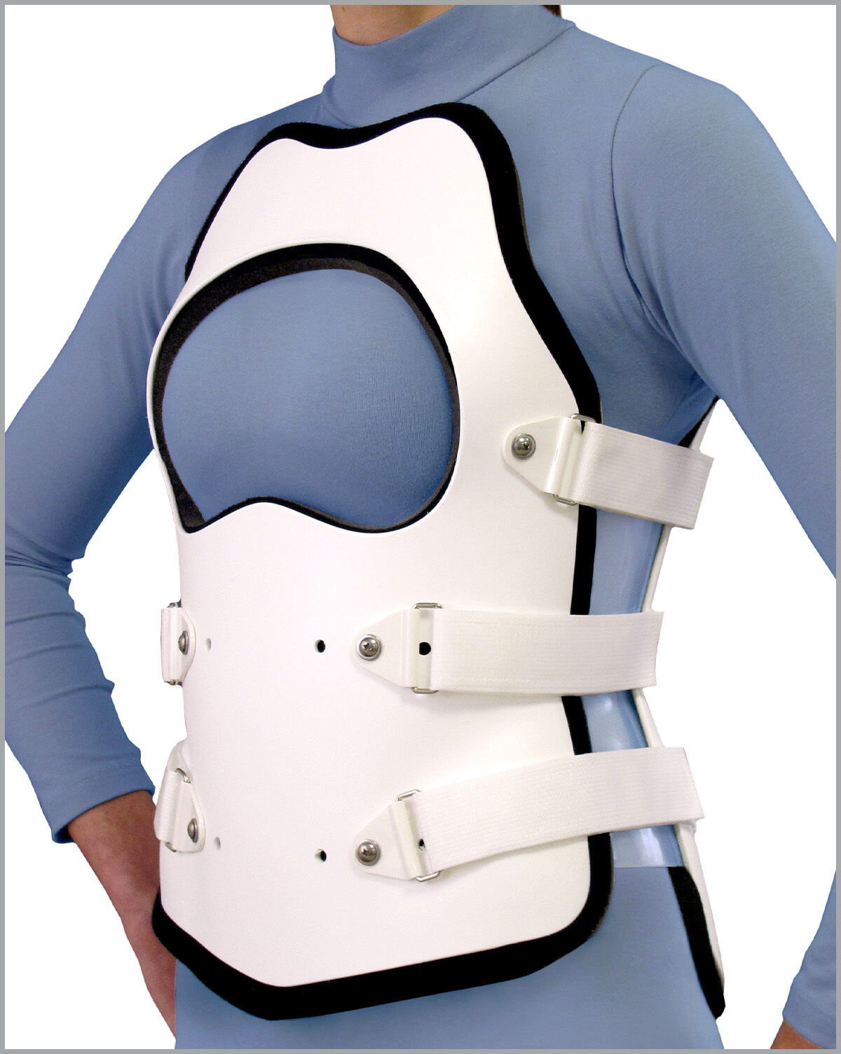 Spinal Technologies S.T.O.P I clamshell brace, preowned, female