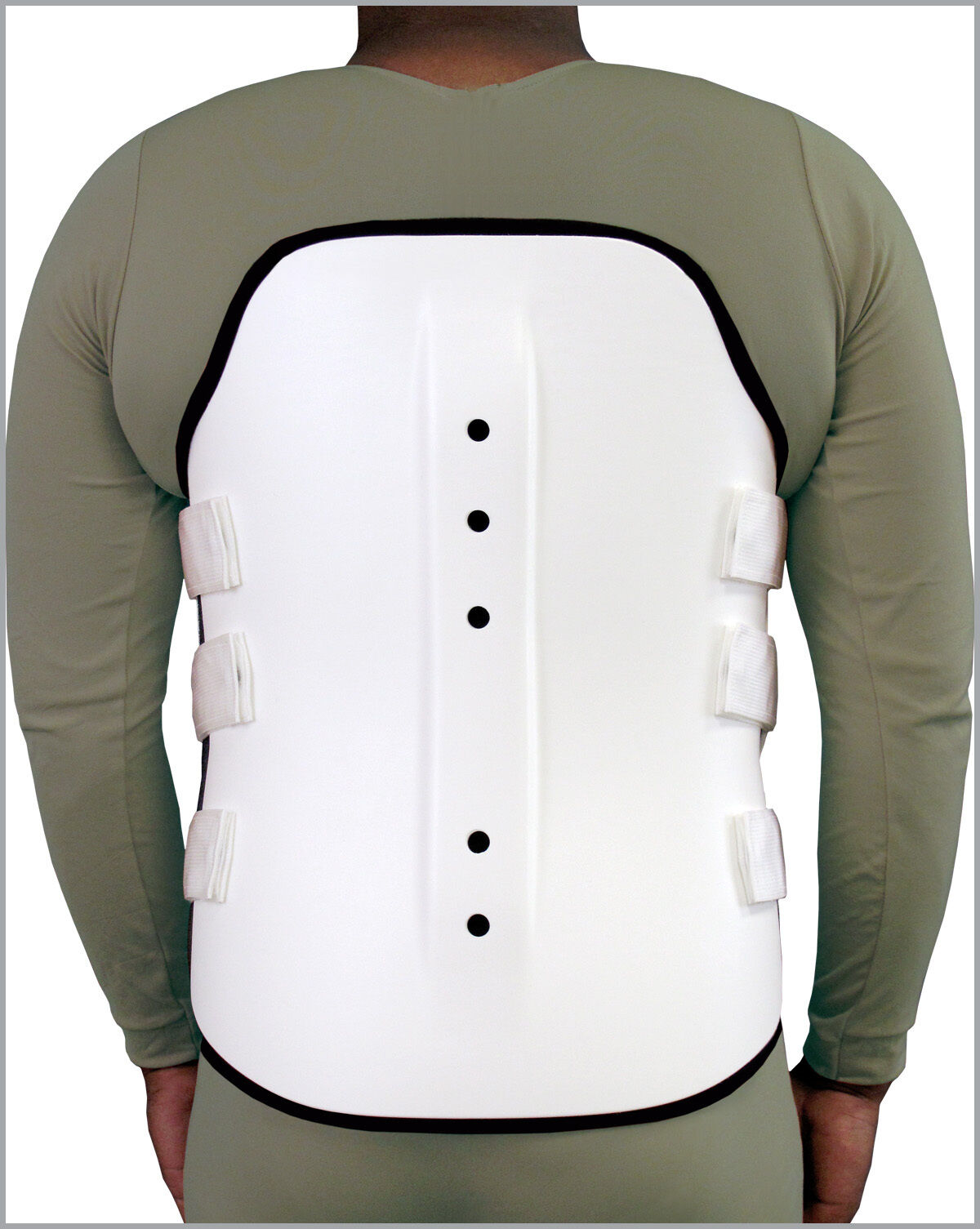 TLSO Torso Back Brace Support Clamshell Hard Plastic Wrap Around