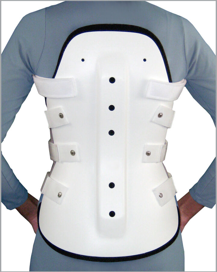 S.T.O.P. 3 brace posterior view with sternal shield