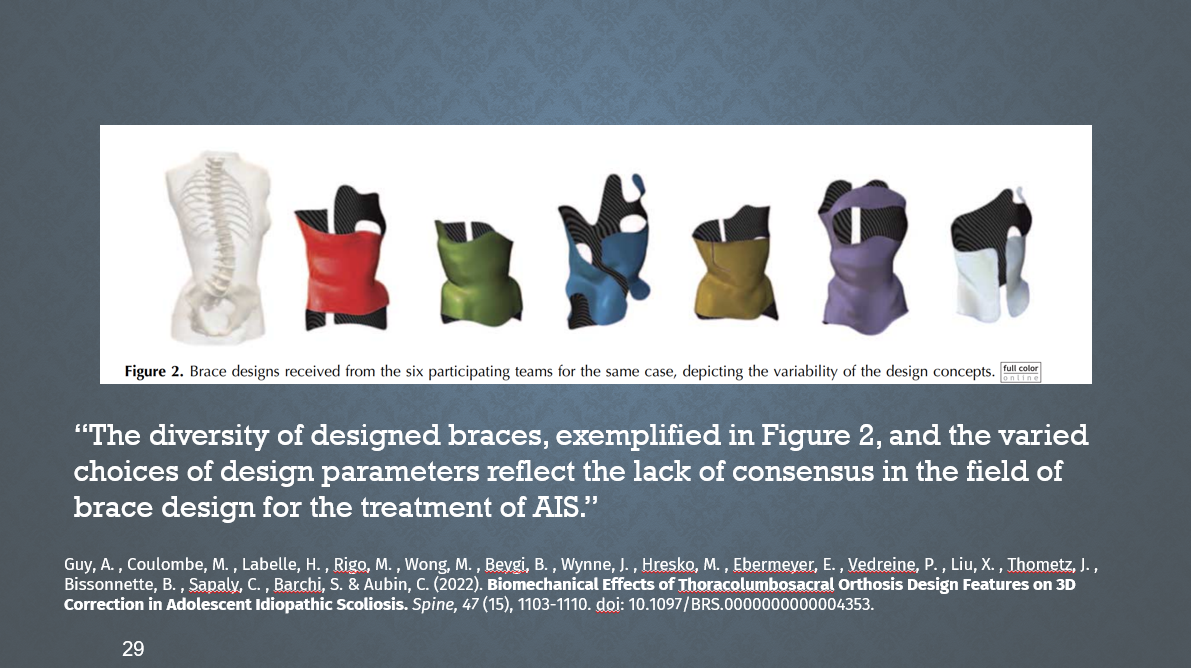 Variations of Brace Design