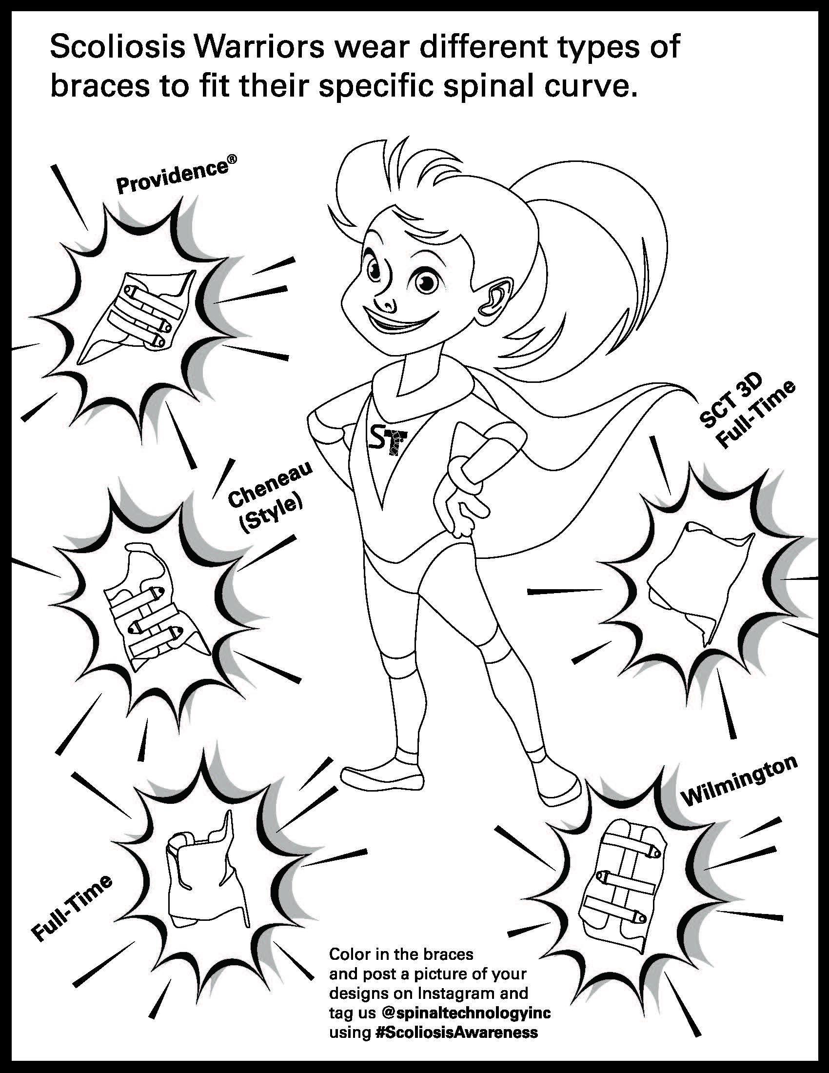 Scoliosis Coloring Sheets Coloring Pages Scoliosis Coloring Sheets Coloring Pages