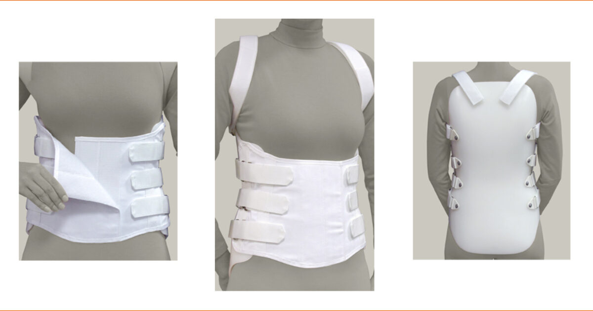 Lycra TLSO Orthosis With X-Back Panel And Crotch Strap